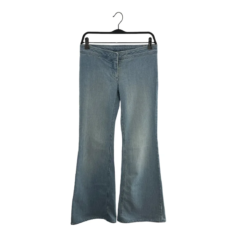 BALMAIN/Bootcut Pants/36/Cotton/BLU/5347-348N