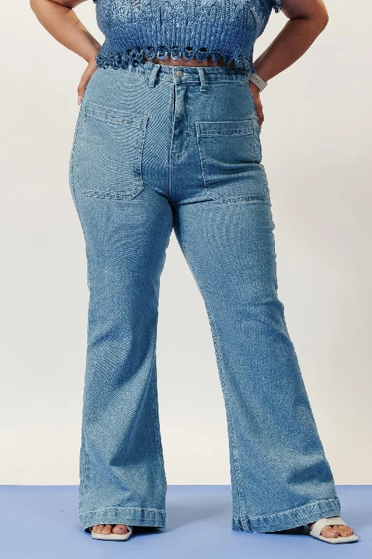 Curve Front Pocket Mermaid Bootcut