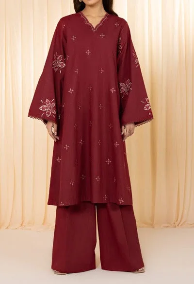 Grace W425-Embroidered 2pc khaddar dress