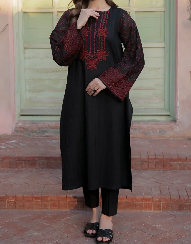 Grace W438-Embroidered 2pc khaddar dress