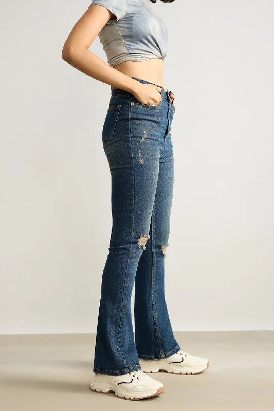 Classic Blue Bootcut Jeans