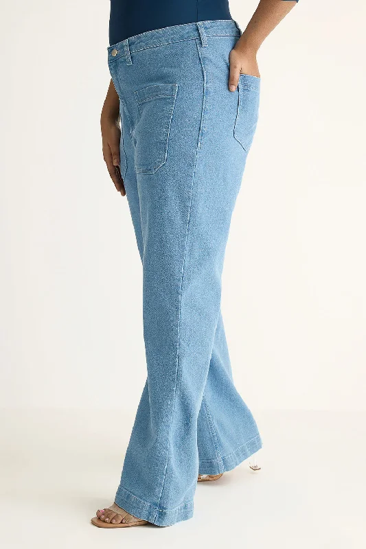 Siren Front Pocket Bootcut Curve Jeans