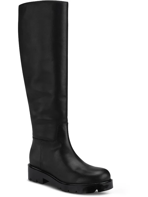 Phidias Womens Leather Tall Knee-High Boots