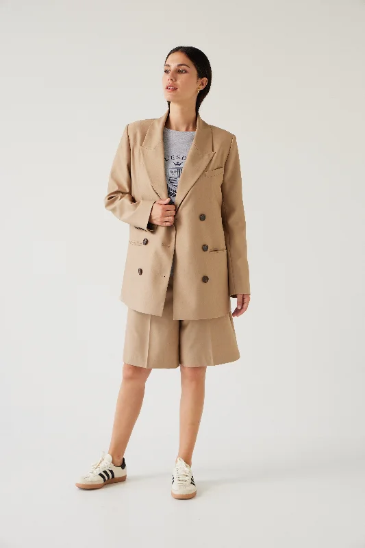 Dove Blazer | Sand Beige