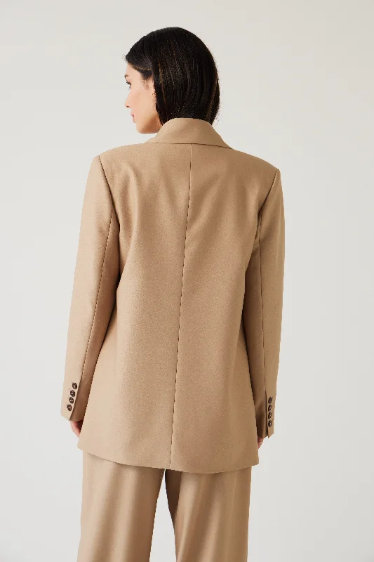 Dove Blazer | Sand Beige