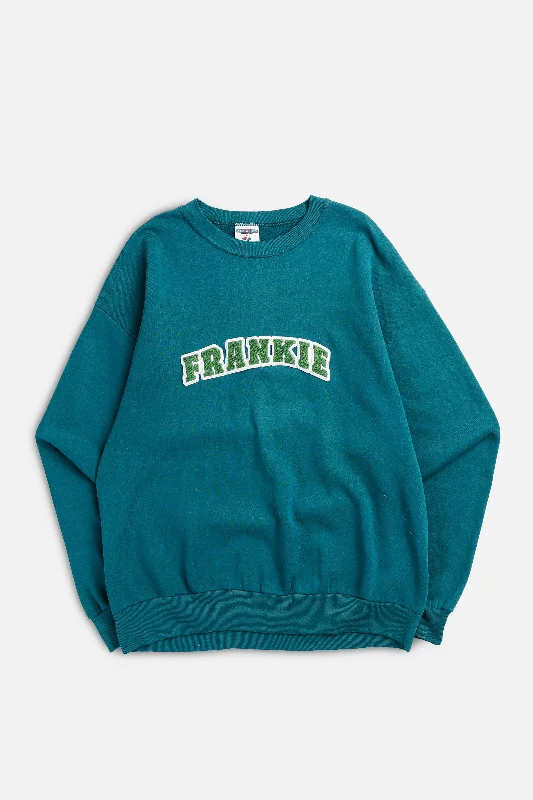 Frankie Upcycled Varsity Sweatshirt - S, L