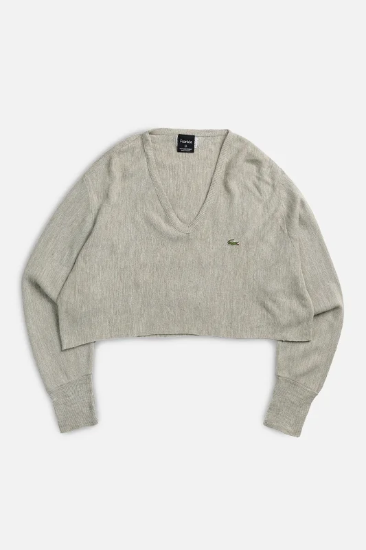 Rework Crop Knit Sweater - XXL