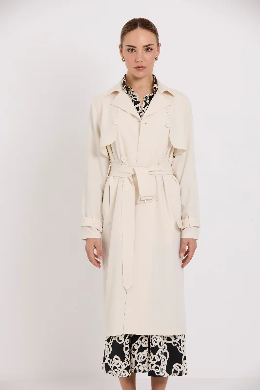 Trench Coat | Ivory