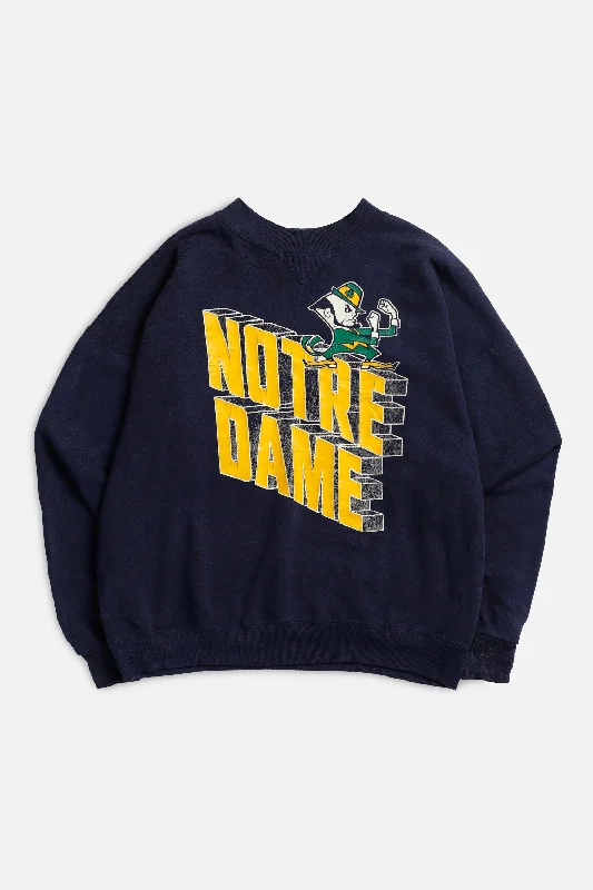 Vintage Notre Dame Sweatshirt - XL