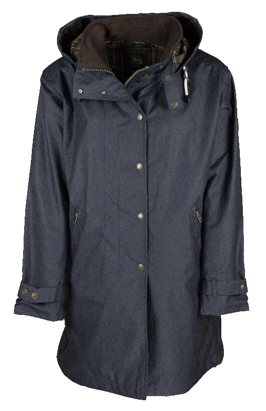 W08 - Ladies Brighton Washwax Parka - NAVY