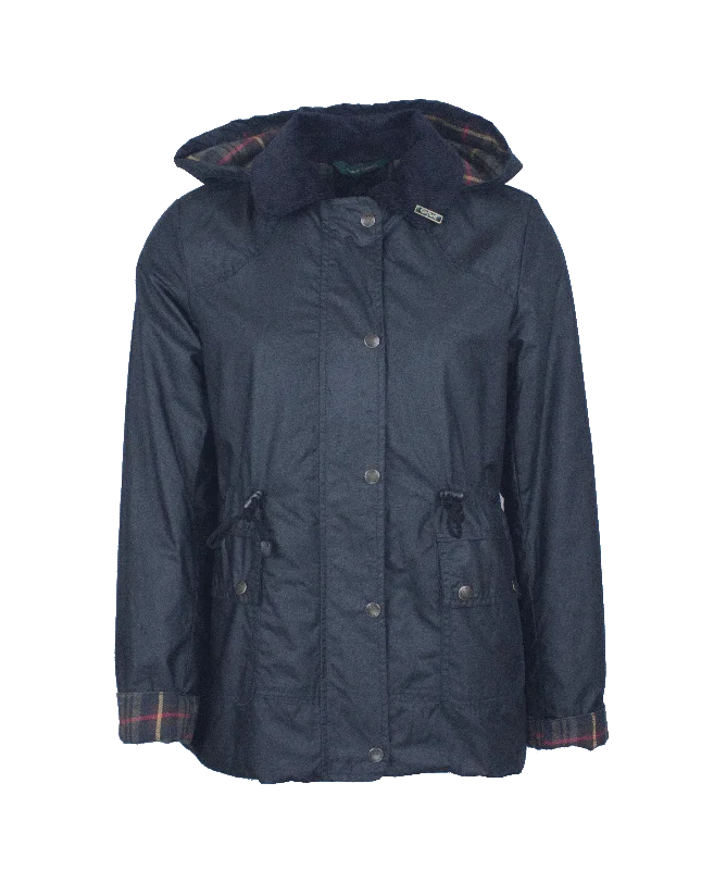 W307 - Women's Breathable/Waterproof Wax Jacket - NAVY