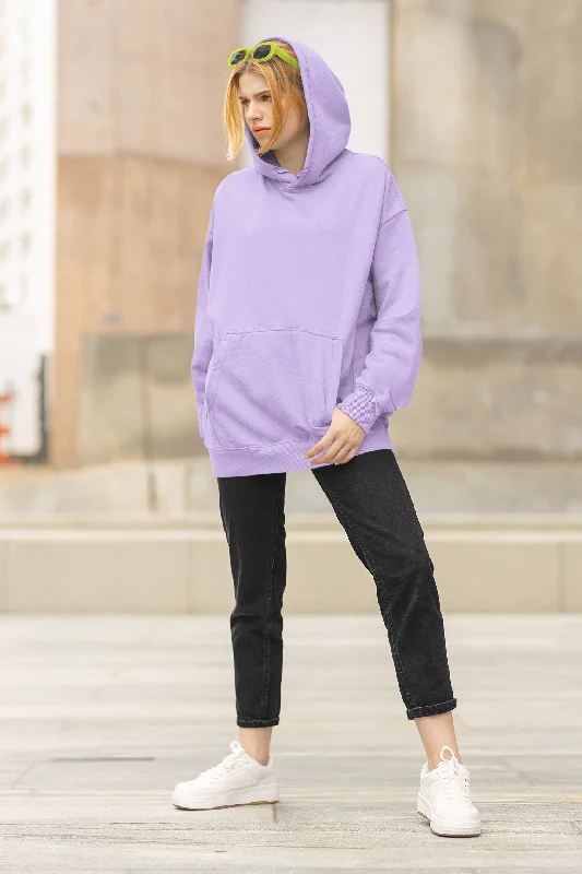 Basic Lavender Winter Hoodies