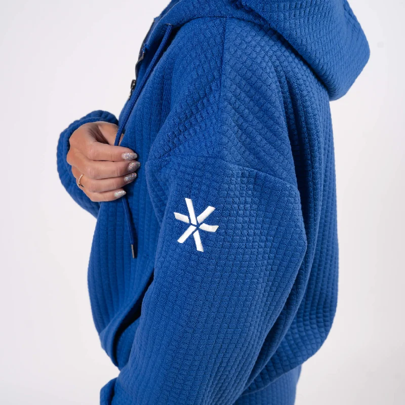 Blueberry Lounge Waffle Hoodie