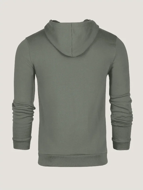 Mercury Green Zip-Up Hoodie