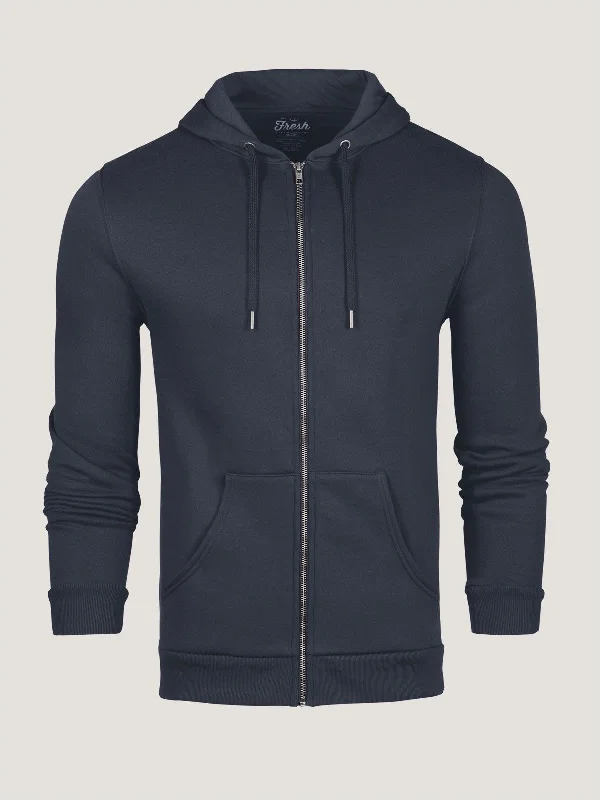 Odyssey Blue Zip-Up Hoodie