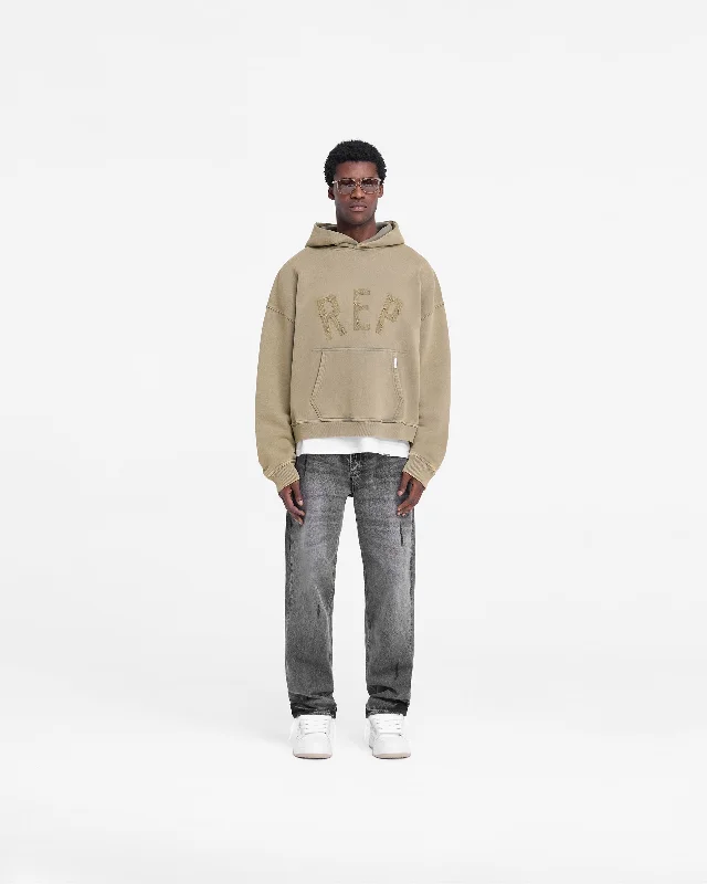 Rep Applique Hoodie - Fawn