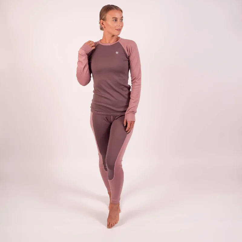 Rose 100% Merino Wool Long Sleeve