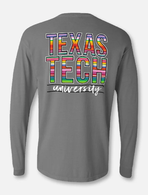 Texas Tech Red Raiders Stacked ""Baja Blanket"" Long Sleeve T-Shirt