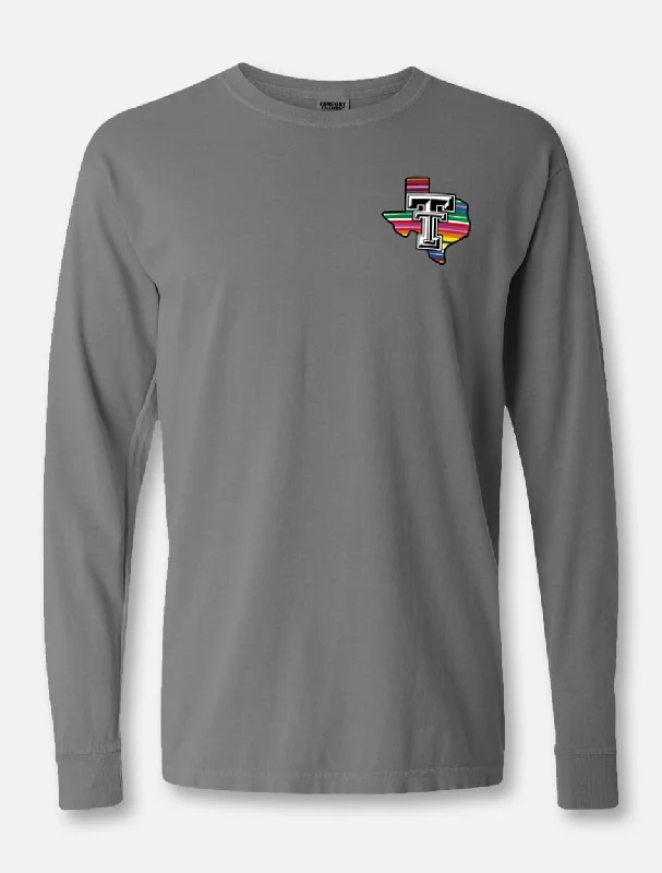 Texas Tech Red Raiders Stacked ""Baja Blanket"" Long Sleeve T-Shirt