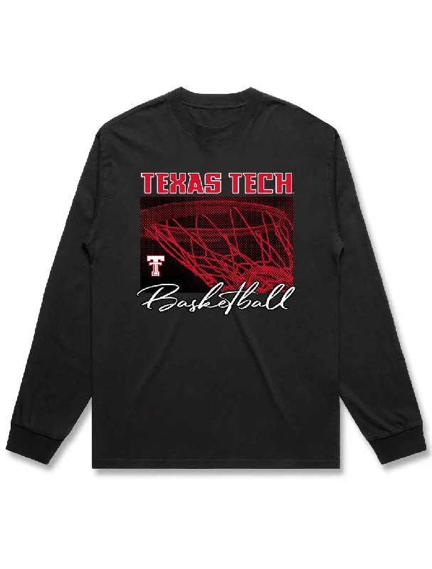 Texas Tech ""Slam Jam"" Basketball Heavyweight Long Sleeve T-shirt