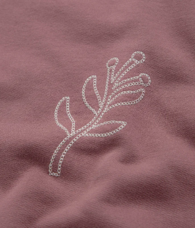 by Parra Duck Attack Crewneck Sweatshirt - Dusty Rose