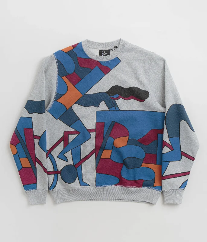 by Parra Etappe 17 Crewneck Sweatshirt - Heather Grey