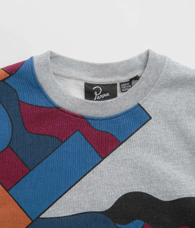 by Parra Etappe 17 Crewneck Sweatshirt - Heather Grey