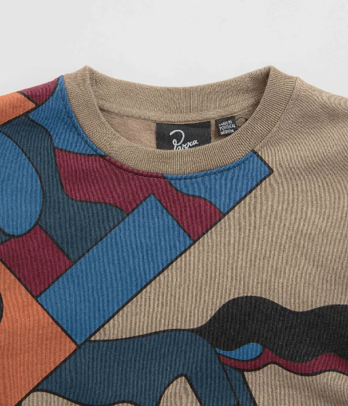 by Parra Etappe 17 Crewneck Sweatshirt - Mushroom