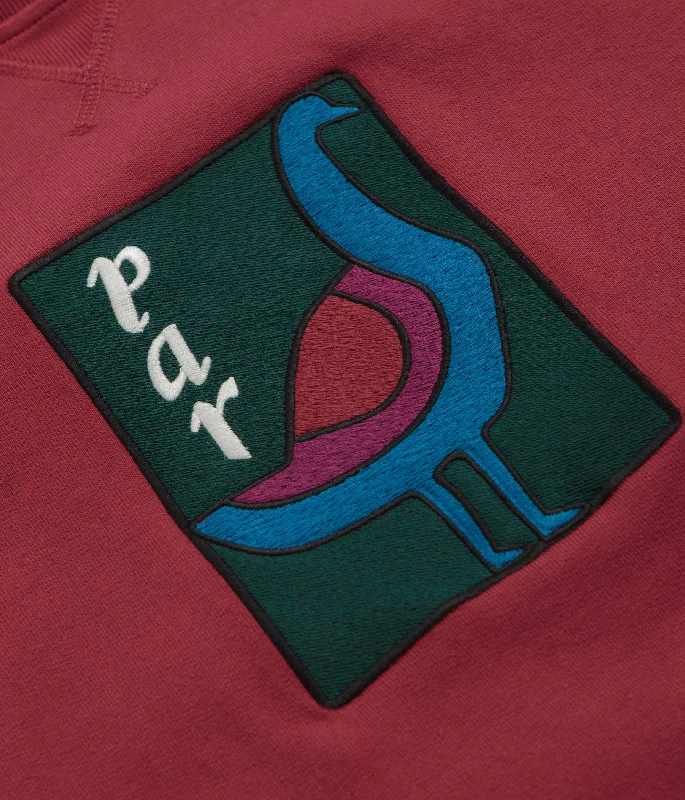 by Parra The Great Goose Crewneck Sweatshirt - Beet Red