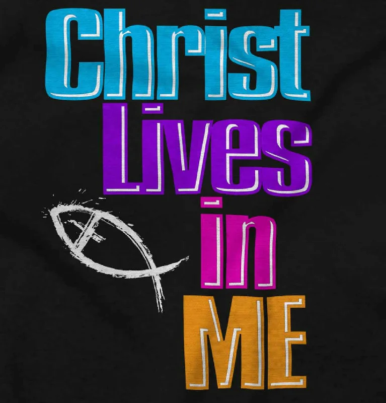 Christ Lives in Me Crewneck Sweatshirt