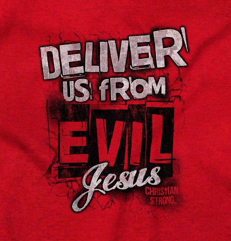 Deliver Us from Evil Ladies T Shirt