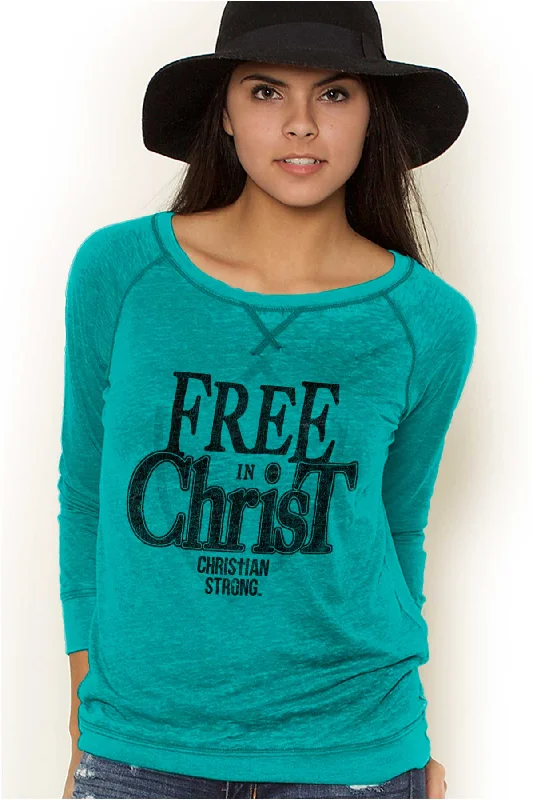 Free In Christ Vintage Fashion T