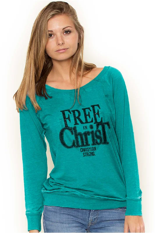 Free In Christ Vintage Fashion T