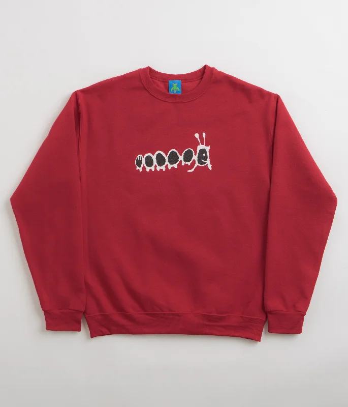 Frog Caterpillar Crewneck Sweatshirt - Red