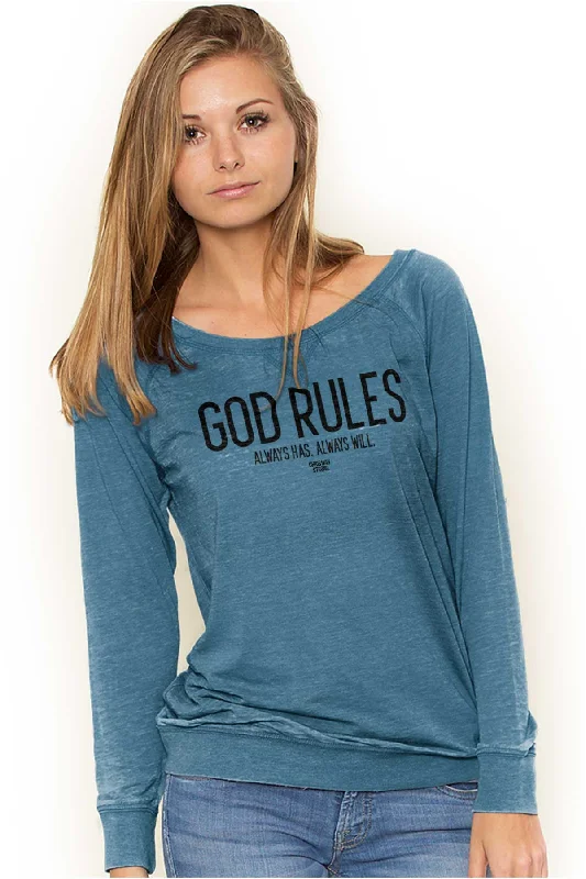 God Rules Vintage Fashion T