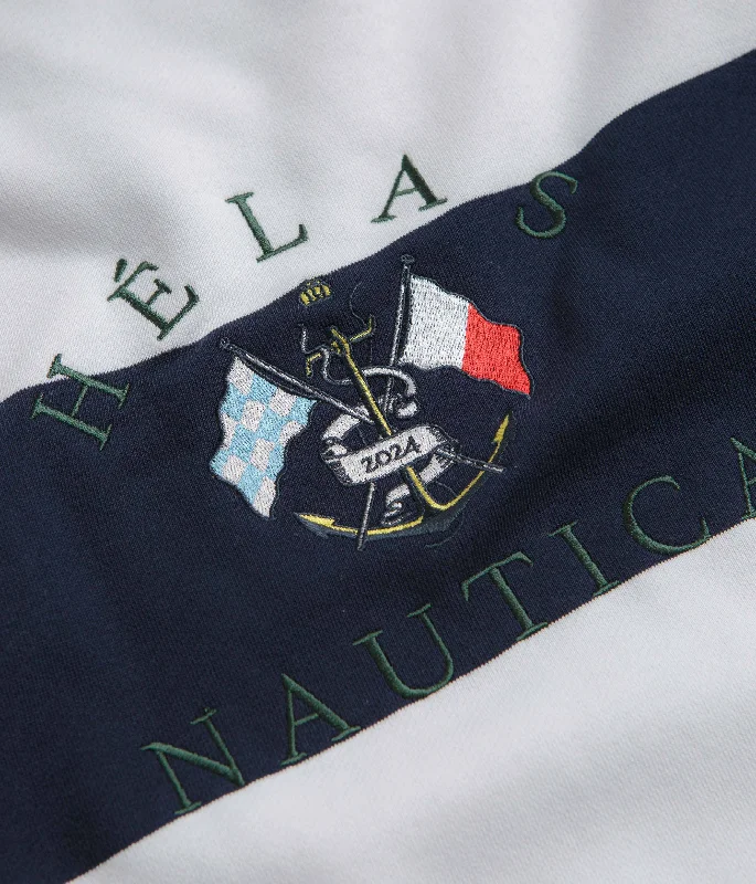 Helas x Nautica Crewneck Sweatshirt - Navy / White