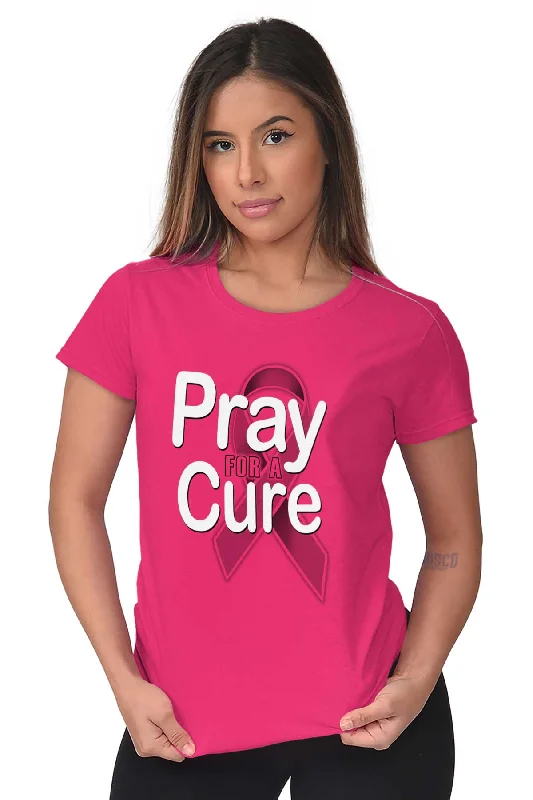 Hope For A Cure Ladies T Shirt