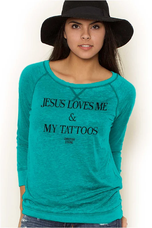 Jesus Loves My Tattoos Vintage Fashion T