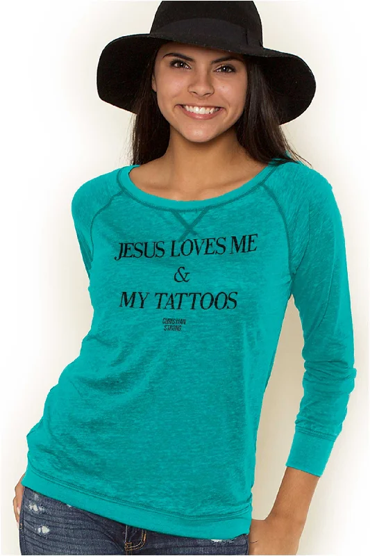 Jesus Loves My Tattoos Vintage Fashion T