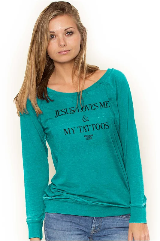 Jesus Loves My Tattoos Vintage Fashion T