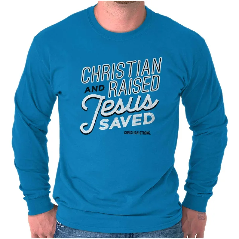 Jesus Saved Me Long Sleeve T-shirt