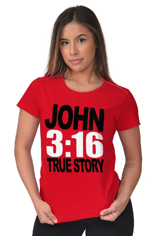 John 3:16 Ladies T Shirt