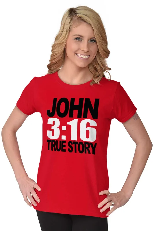 John 3:16 Ladies T Shirt