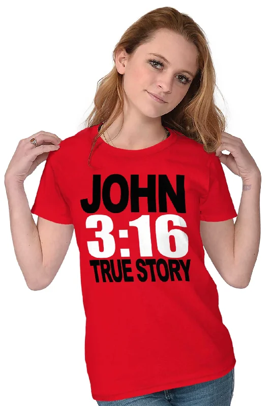 John 3:16 Ladies T Shirt