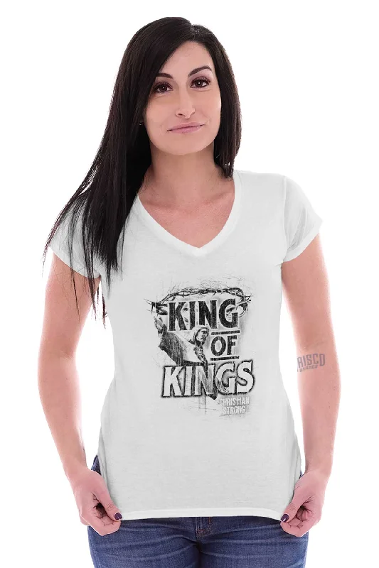 King of Kings Junior Fit V-Neck T-Shirt