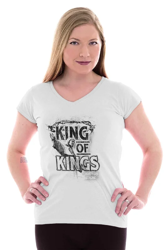 King of Kings Junior Fit V-Neck T-Shirt