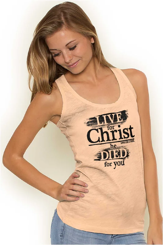 Live For Christ Racerback Tank