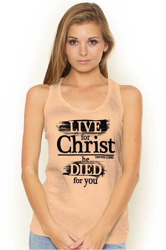 Live For Christ Racerback Tank