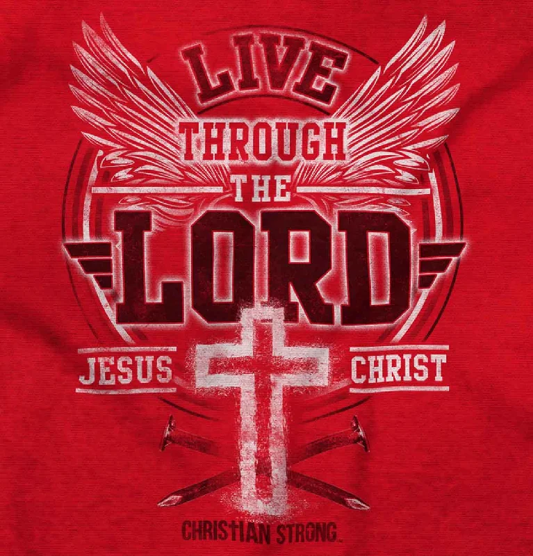 Through the Lord Ladies T Shirt