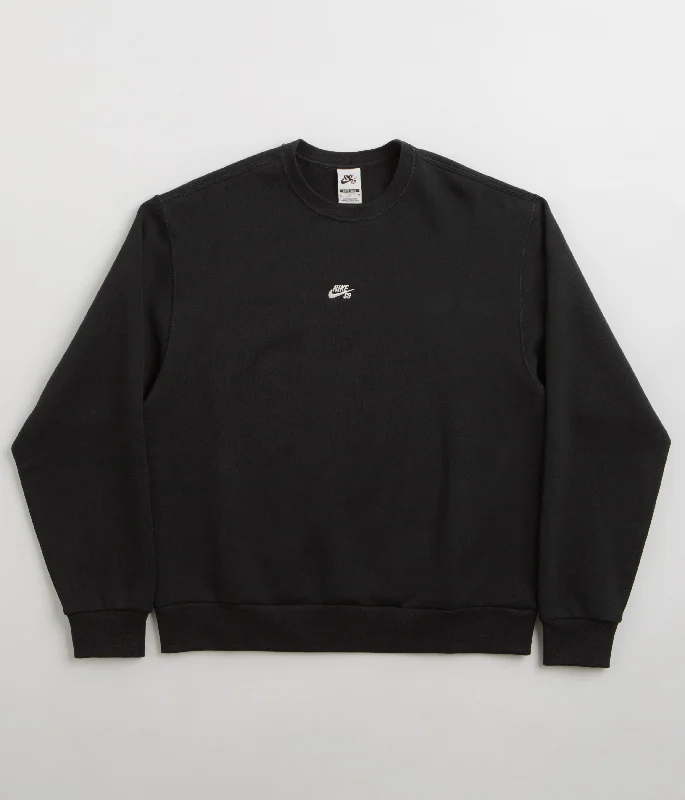 Nike SB Essential Logo Crewneck Sweatshirt - Black / White